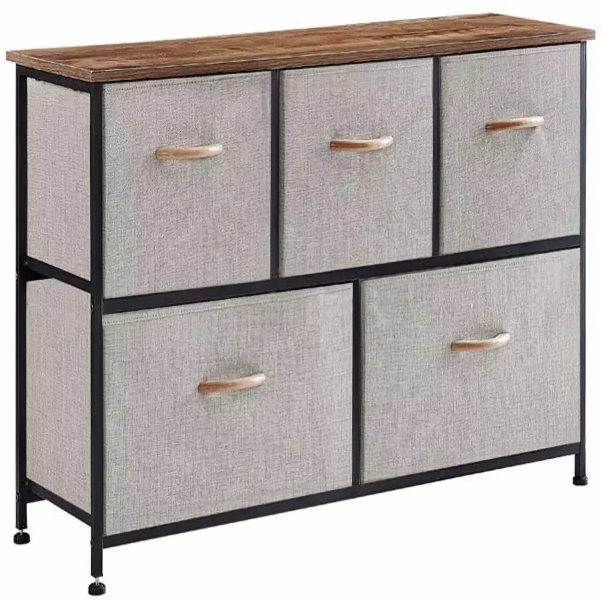 Dresser Storage Arranger 5 Drawer Dresser Tower Unit Bedroom Hallway Entryway Closets Small Dresser Clothes Storage Wide S...
