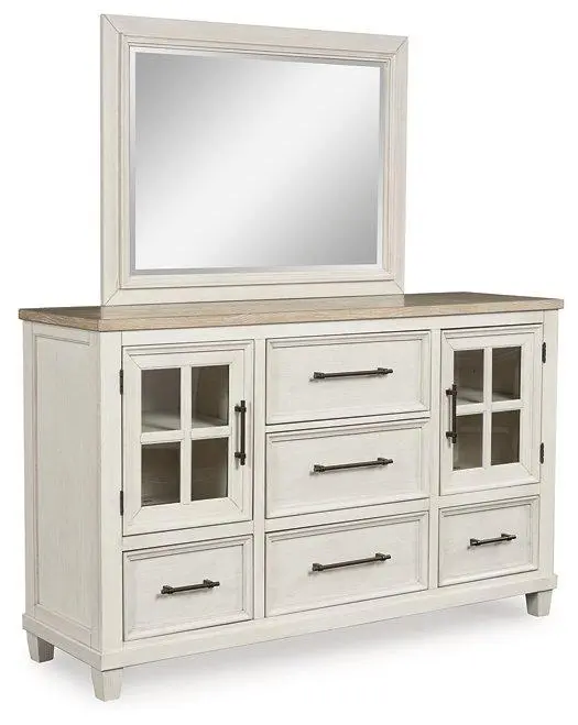 Shaybrock Dresser and Mirror - Complete Bedroom Furniture Set
