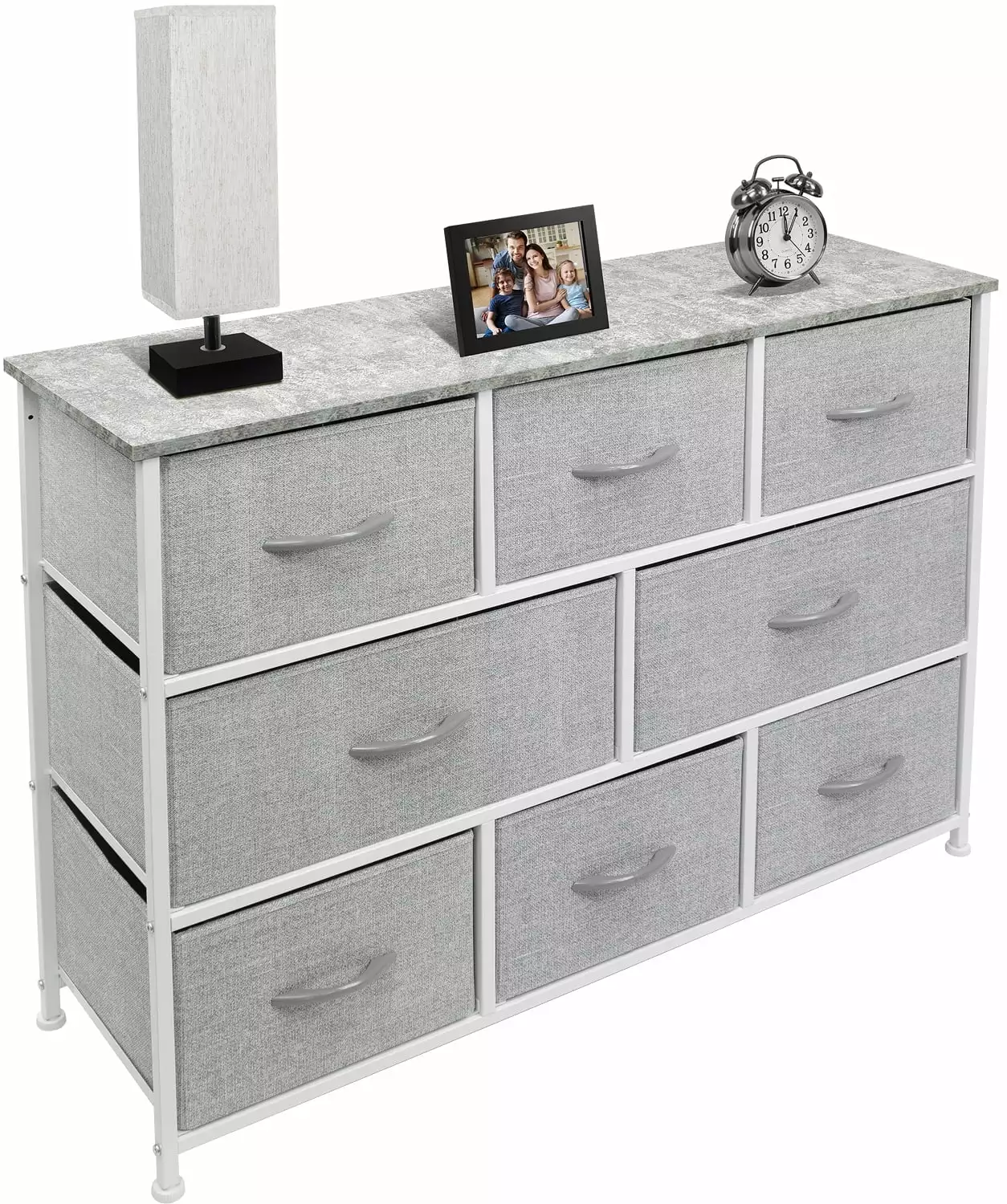 Sorbus Dresser 8 Drawers Furniture Storage Chest Kids Clothing Organization Bedroom Hallway Closet Office Steel Iron Frame...