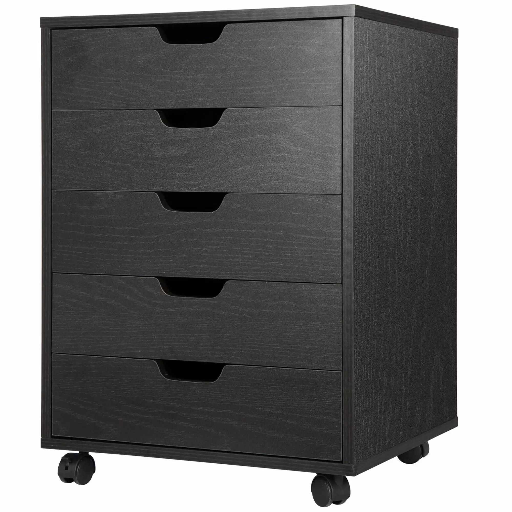 5 Drawer MDF Dresser Storage Tower Closet Organizer Home Decor TETSELF