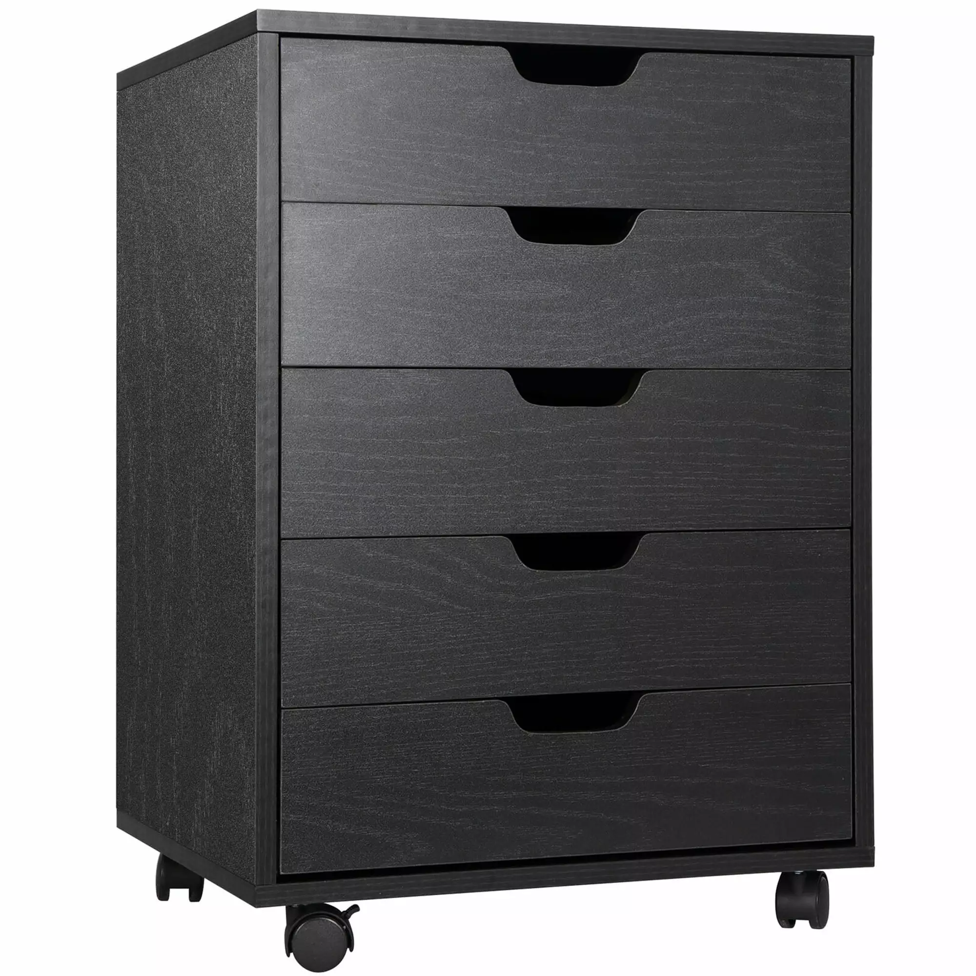 5 Drawer MDF Dresser Storage Tower Closet Organizer Home Decor TITSELF