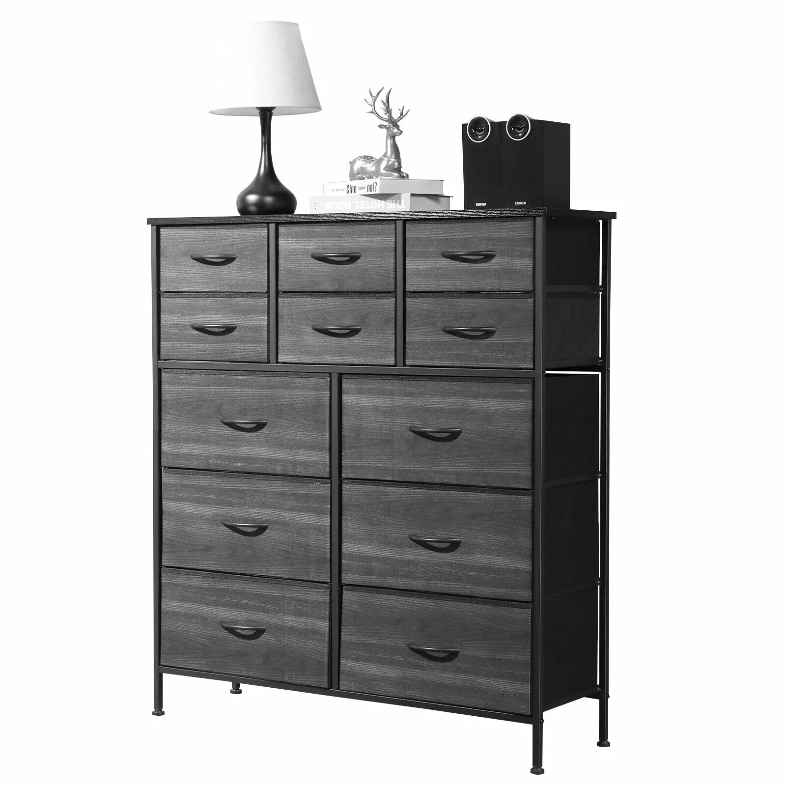 12 Drawer Dresser Fabric Storage Closet Cabinet Arranger Bedroom Hallway Organization UNBRAND