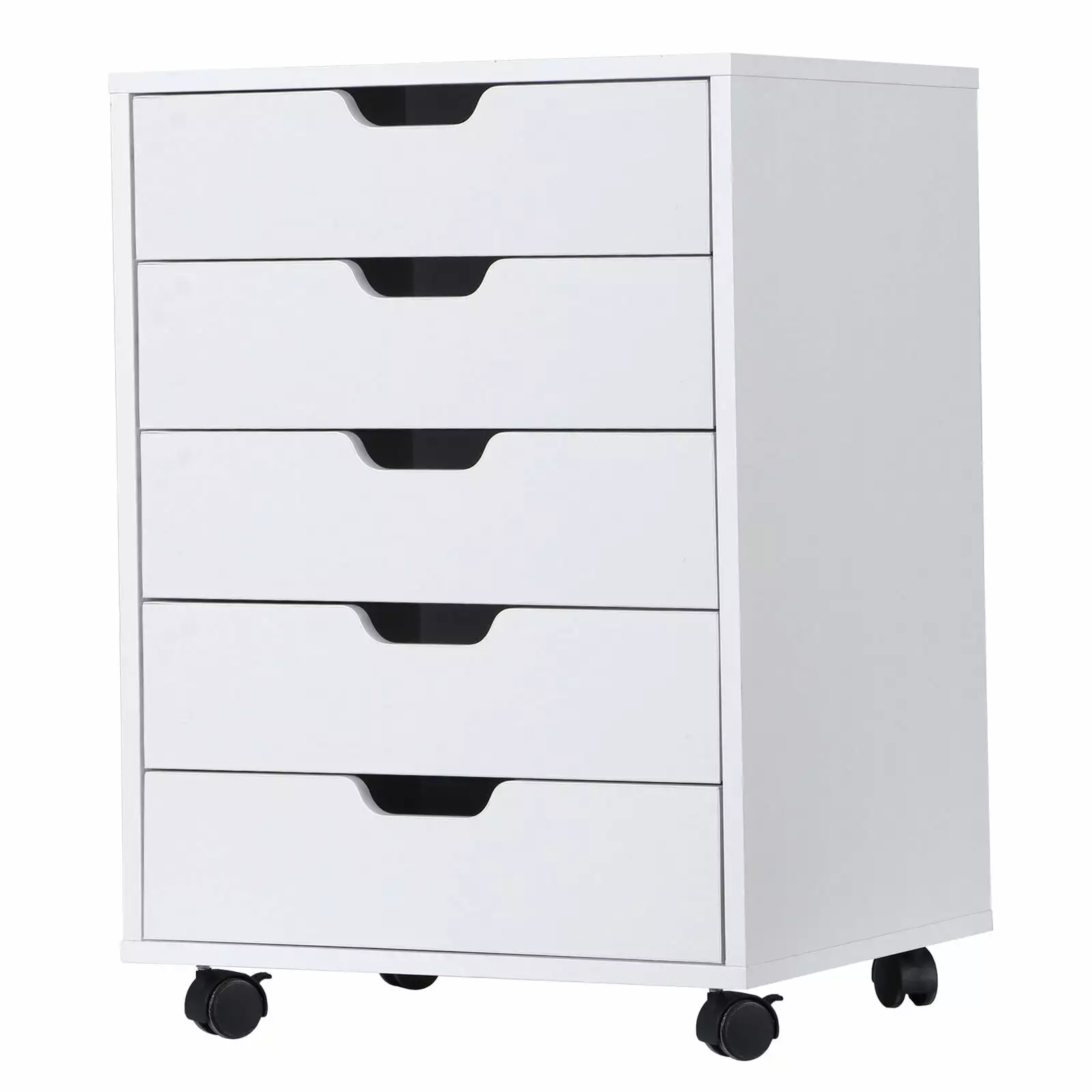 5 Drawer Dressers Bedroom Storage Chest Organization Unit File Cabinet White UNBRAND
