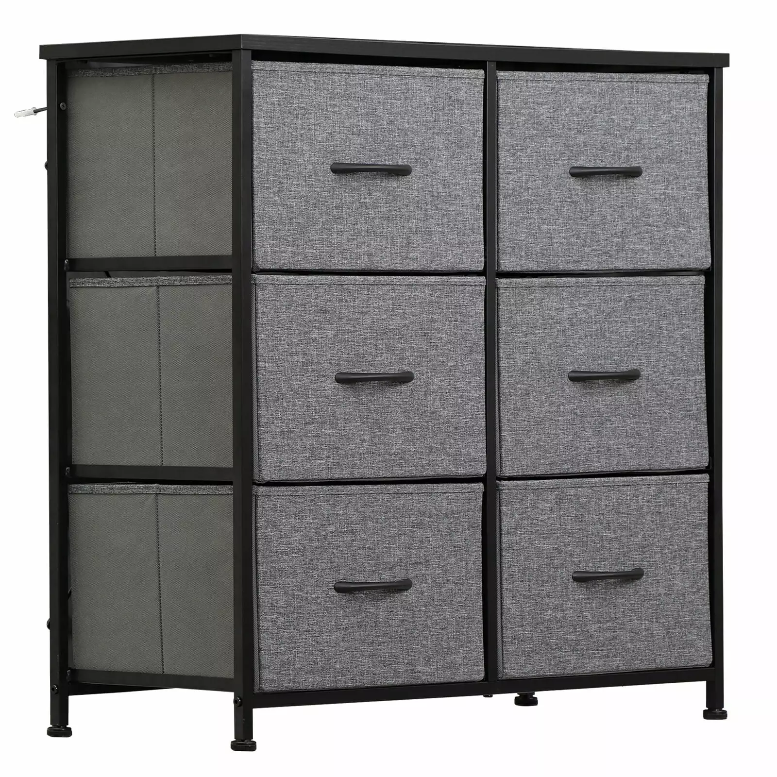 ZGBY 6 Drawer Fabric Dresser Storage Tower Unit Closet Living Room ZGBY Home Products