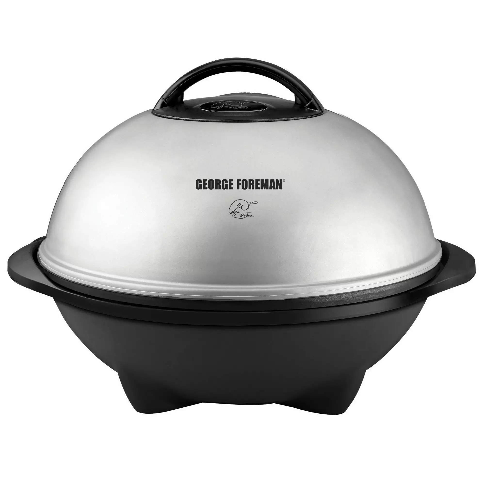 George Foreman 15-Serving Indoor Outdoor Electric Grill - Silver GGR50B