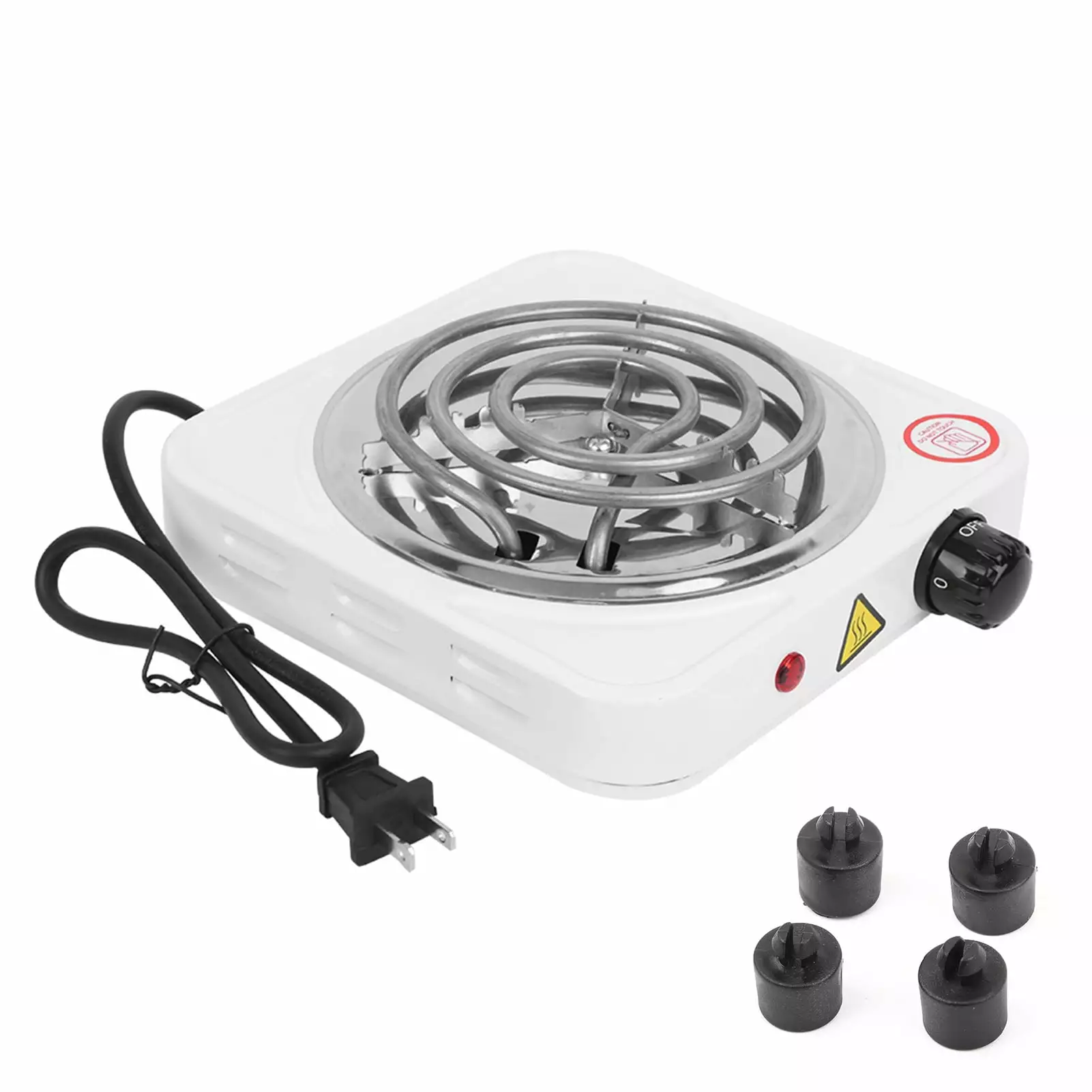 1000W Stainless Steel Portable Single Tube Electric Stove Home Electric Stove 110V