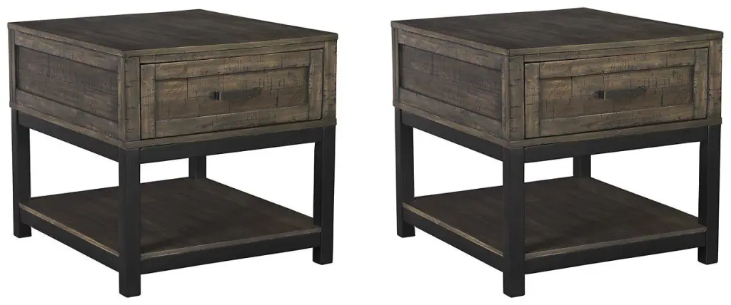 Johurst End Table Set 2 Stylish Living Room Side Tables