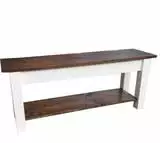 Colonial Harvest Bench Shelf - 42 Inches Benches Ezekiel and Stearns