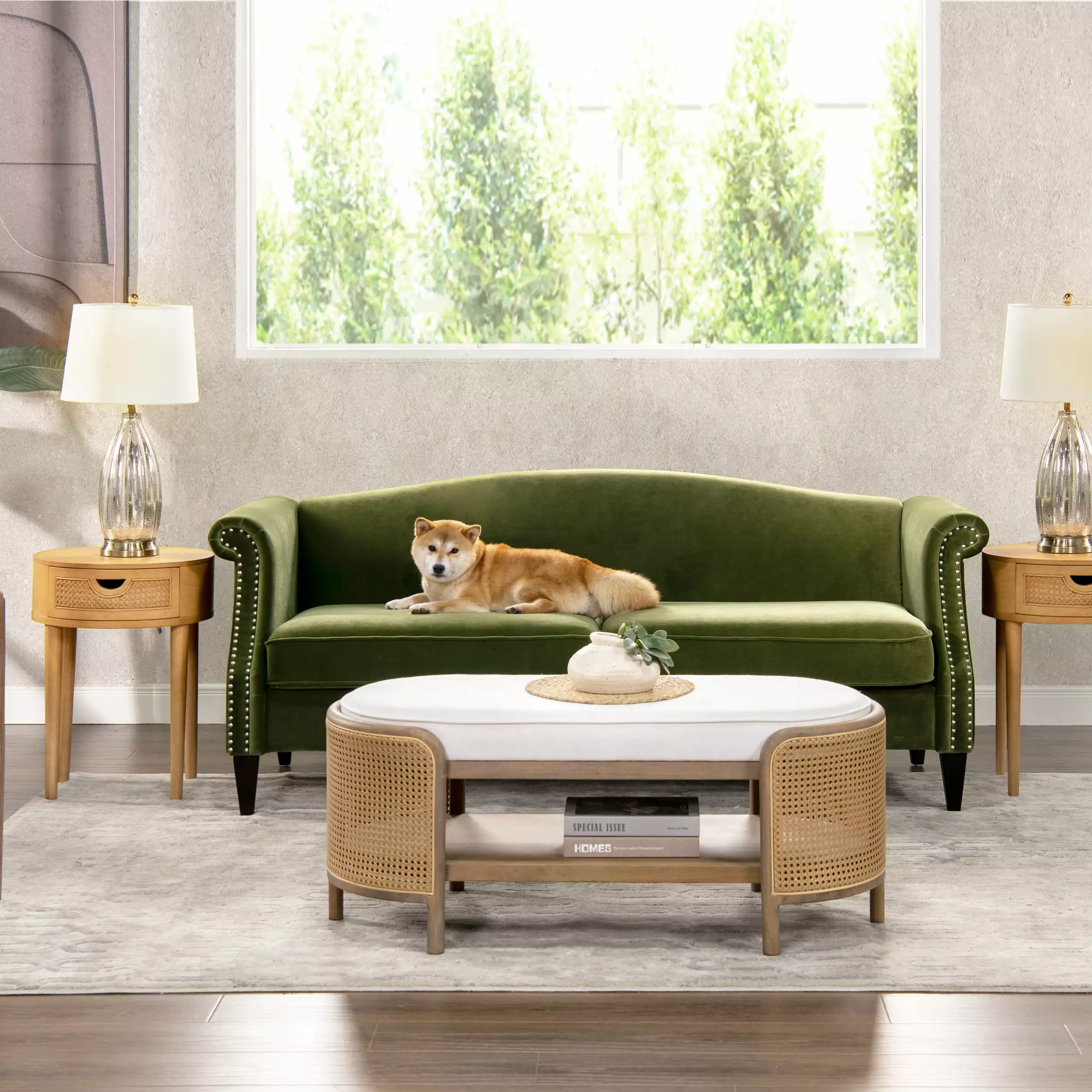 Jennifer Taylor Home Panama 45.5 Inch Entryway Storage Bench Eggshell White Linen - Functional and Stylish Benches JENNIFE...