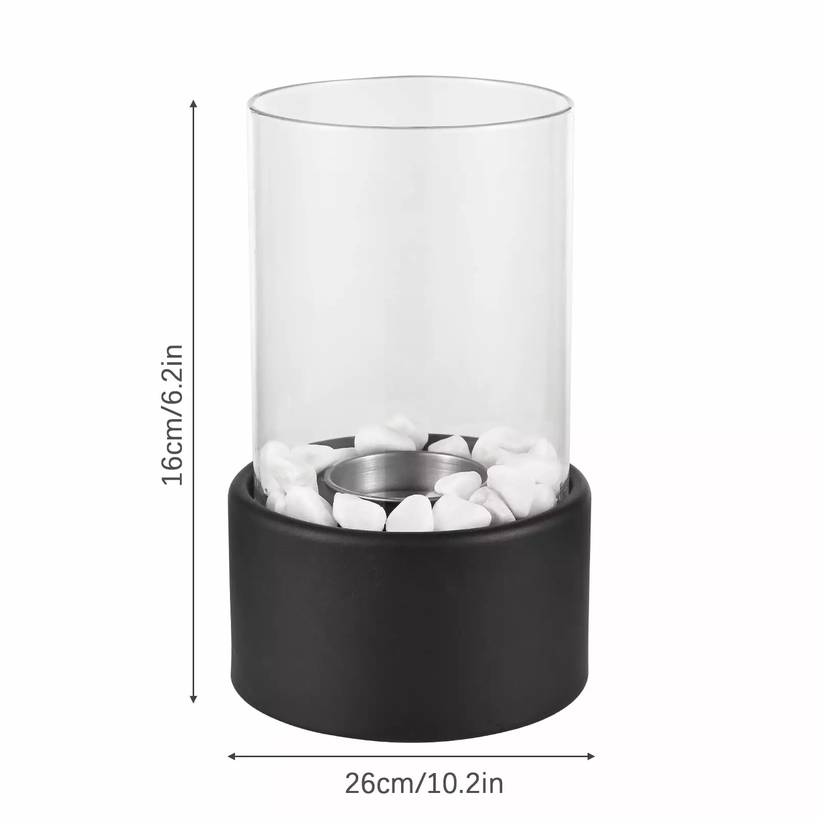 Heating Furnace Fire Pit Bio Balcony Decor Indoor Ethanol Fuel Table Fire