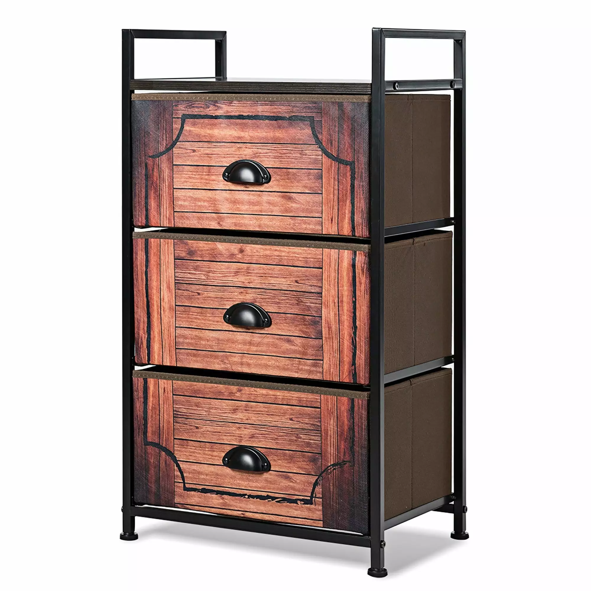 3 Fabric Drawer Vertical Dresser Storage Tower Nightstand Bed Bath & Beyond