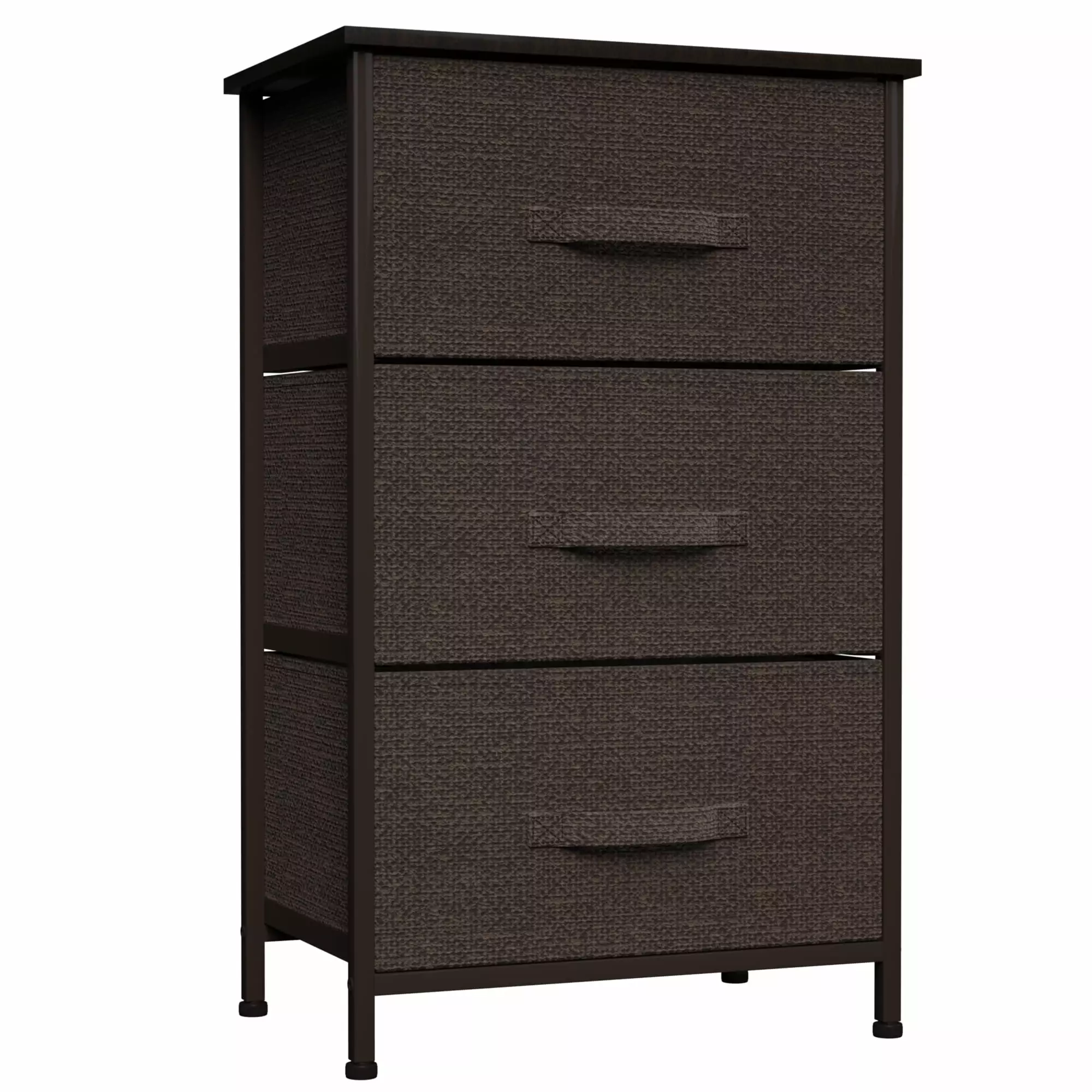 Hengu 3 Drawer Fabric Dresser Removable Drawers Bedroom Closet Entryway