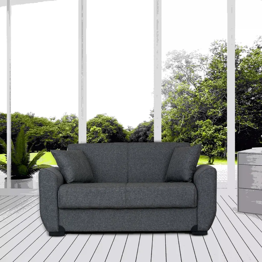 Marcia Gray Fabric Loveseat Cozy Living Spaces Go Green Woods