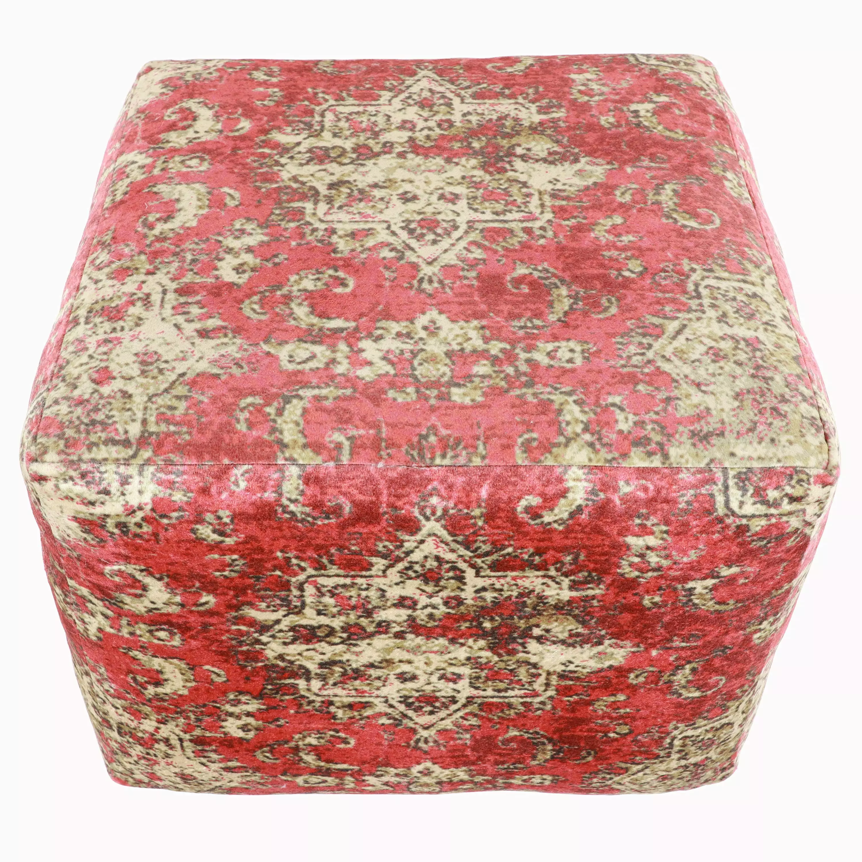 Decor Therapy Oriental Polyester Pouf