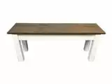 Colonial Harvest Bench 30 Inch Traditional Wooden Bench Farmhouse or Country Home Benches Ezekiel and Stearns
