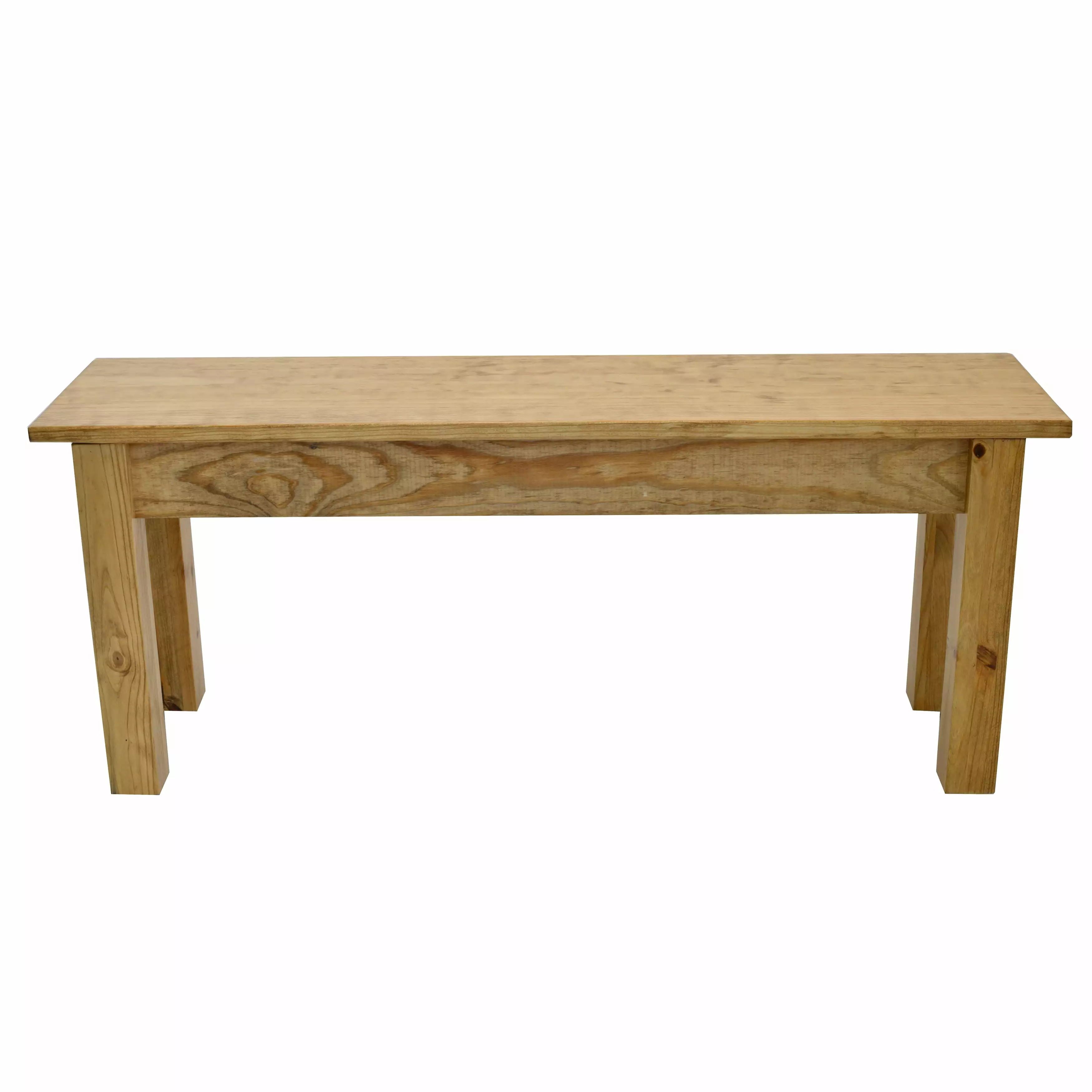 RANCH COLLECTION 36-Inch Farmhouse Bench Golden Oak Finish Benches Ezekiel and Stearns