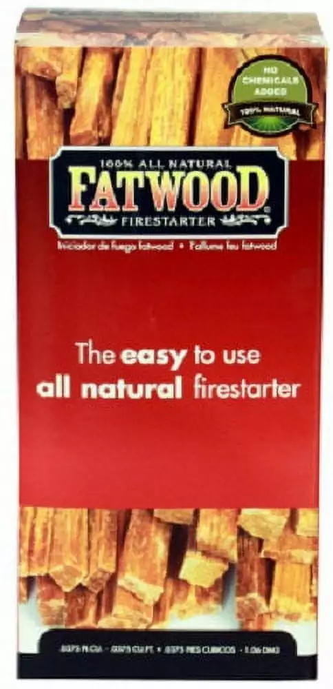 Fatwood 9983 1.5 LB Box Pine Wood Fire Starter 16 Pack Easy Lighting Kindling