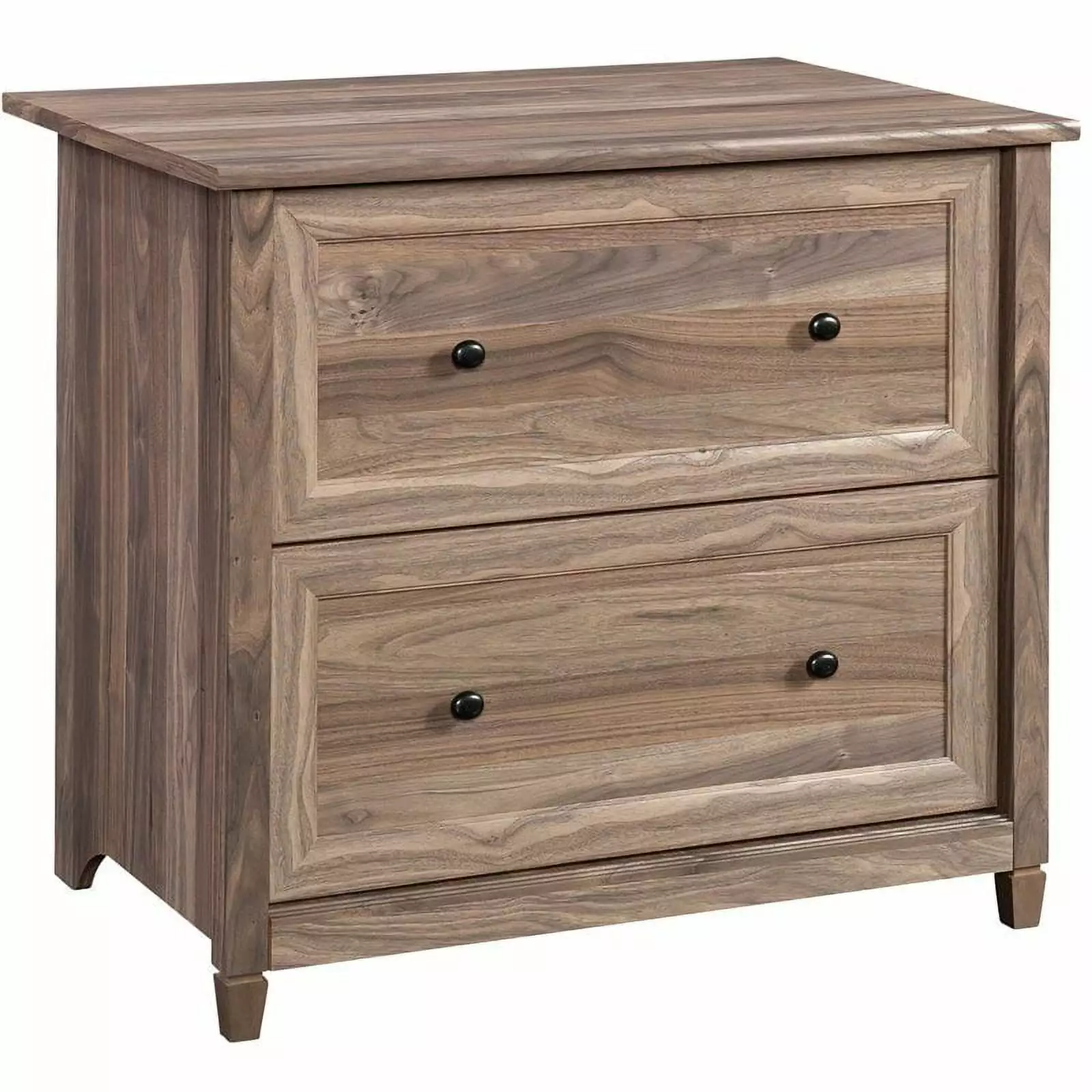 2-Drawer Lateral File Cabinet Washed Walnut Engineered Wood Home Office Storage PEMBERLY ROW