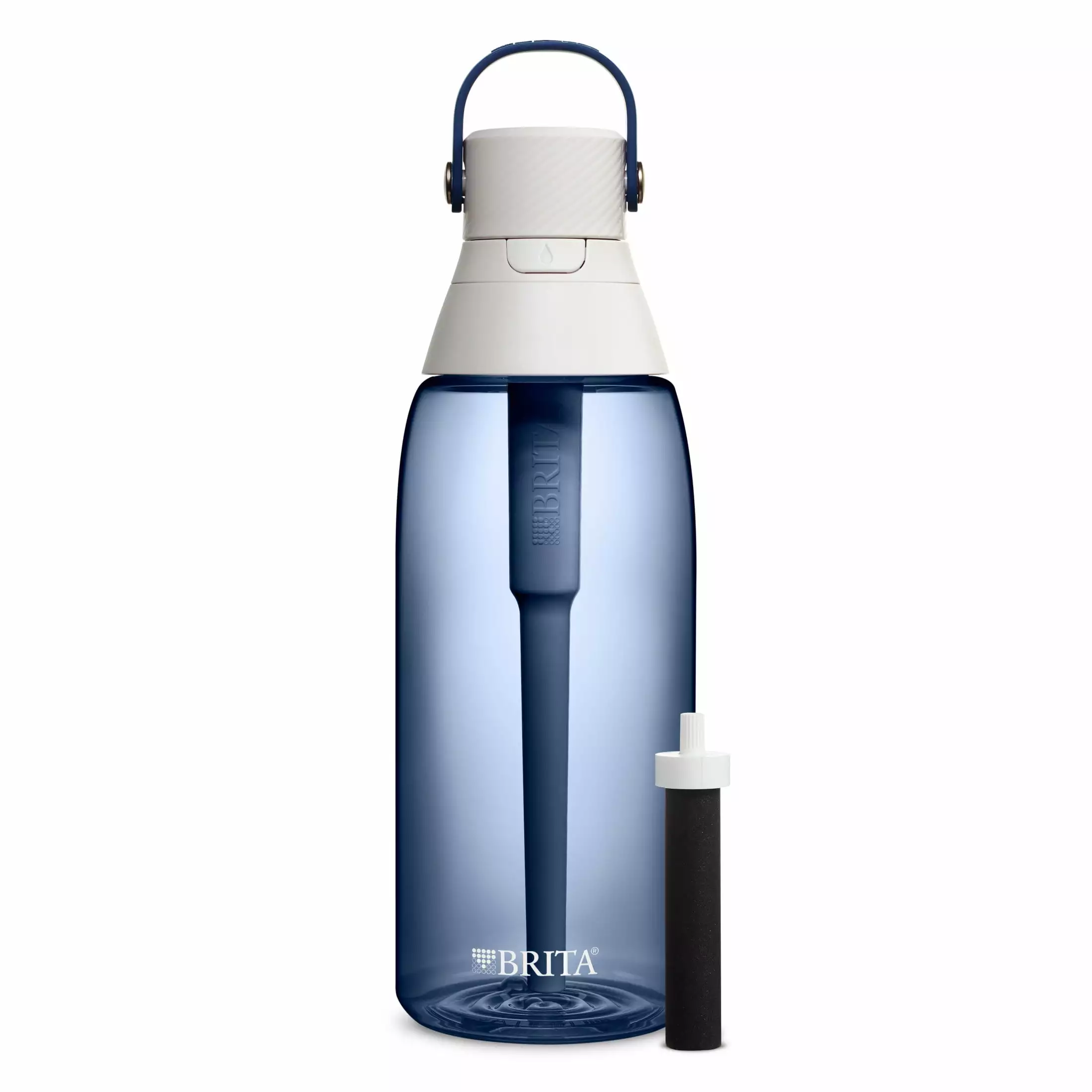 Brita 36 oz Night Sky Premium Leak Proof Filtered Water Bottle Straw