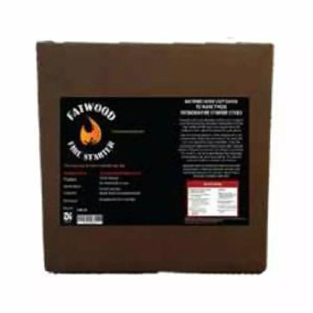 Dagan FAT-25 Fatwood Firestarter Box Natural Indoor Outdoor Use