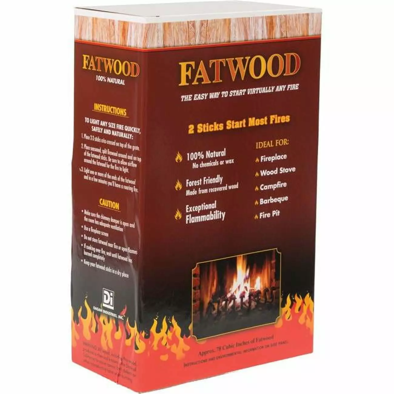 Dagan Fatwood Firestarter Box Natural Fire Starter