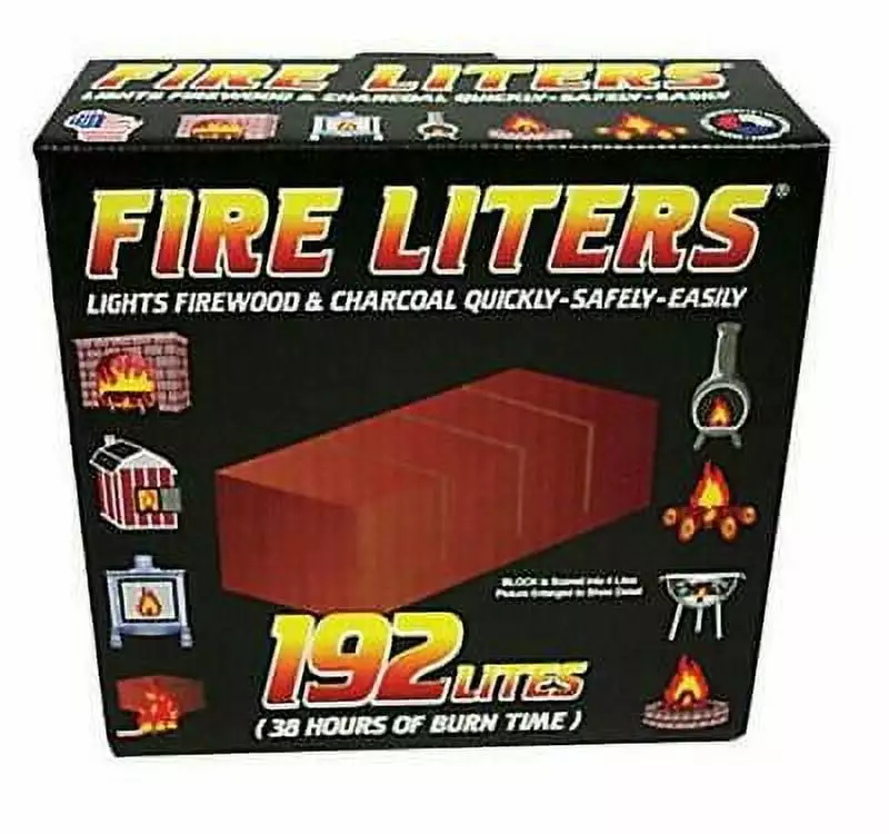 1 PC Fire Liters Wood Fiber Safe Recycled Non Toxic Indoor Outdoor Fireplace Fire Starter