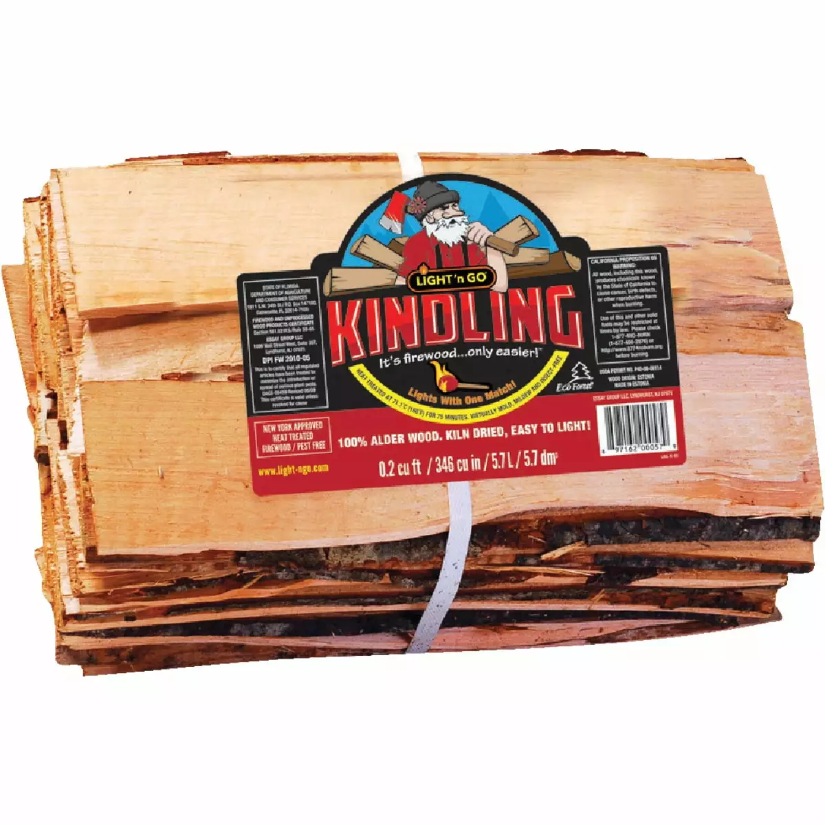 Light 'N Go Kindling Fire Starter Firewood Premium Bundle Camping Fireplace
