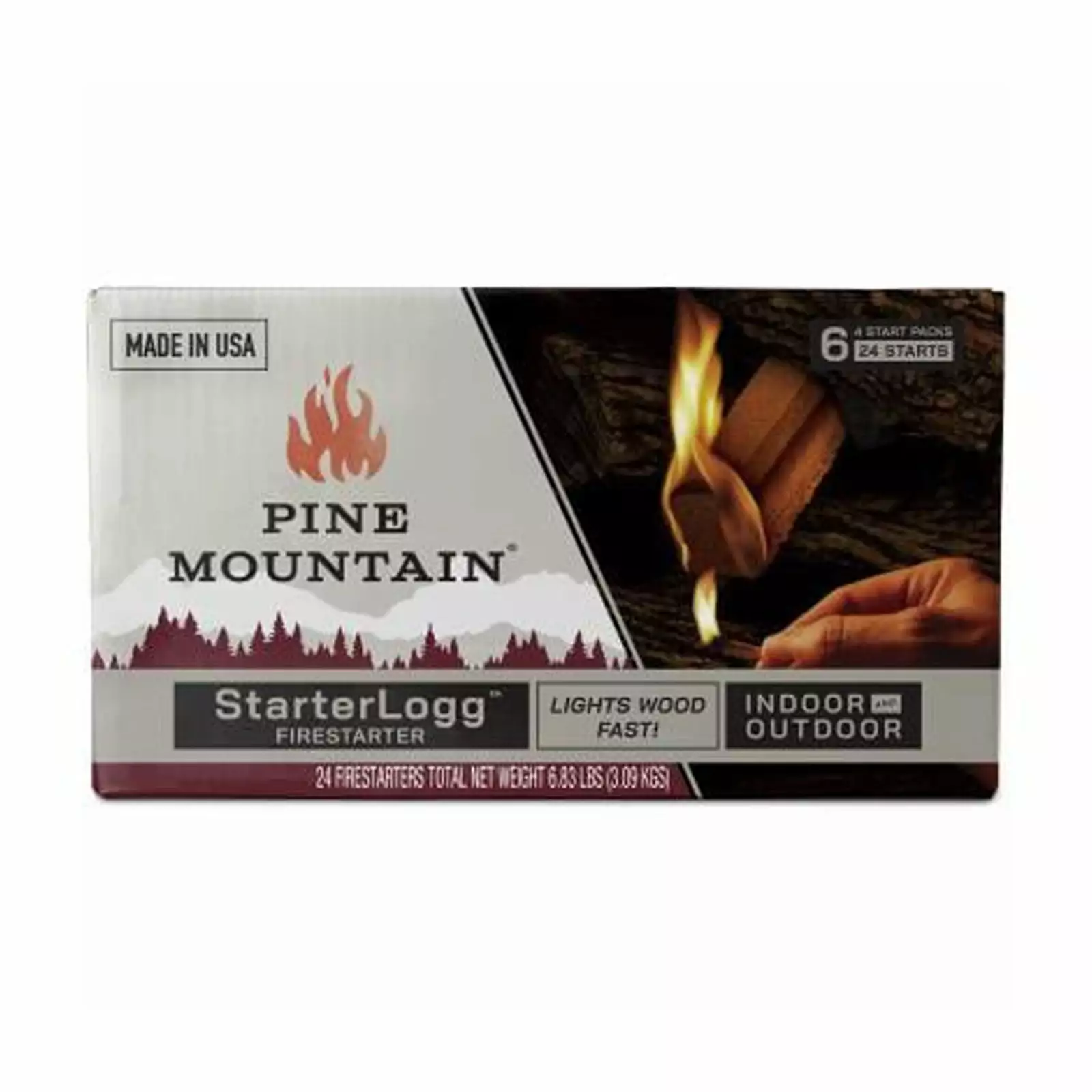 Pine Mountain Starterlogg Firestarter 24 Pack Starter Logs 6.83lbs