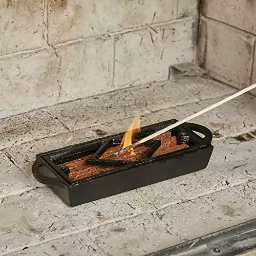UniFlame Cast Iron Firestarter Tray Item C-1137 Fireplace and Campfire