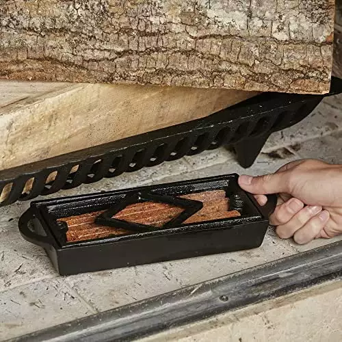 UniFlame Cast Iron Firestarter Tray Item C-1137 Fireplace and Campfire