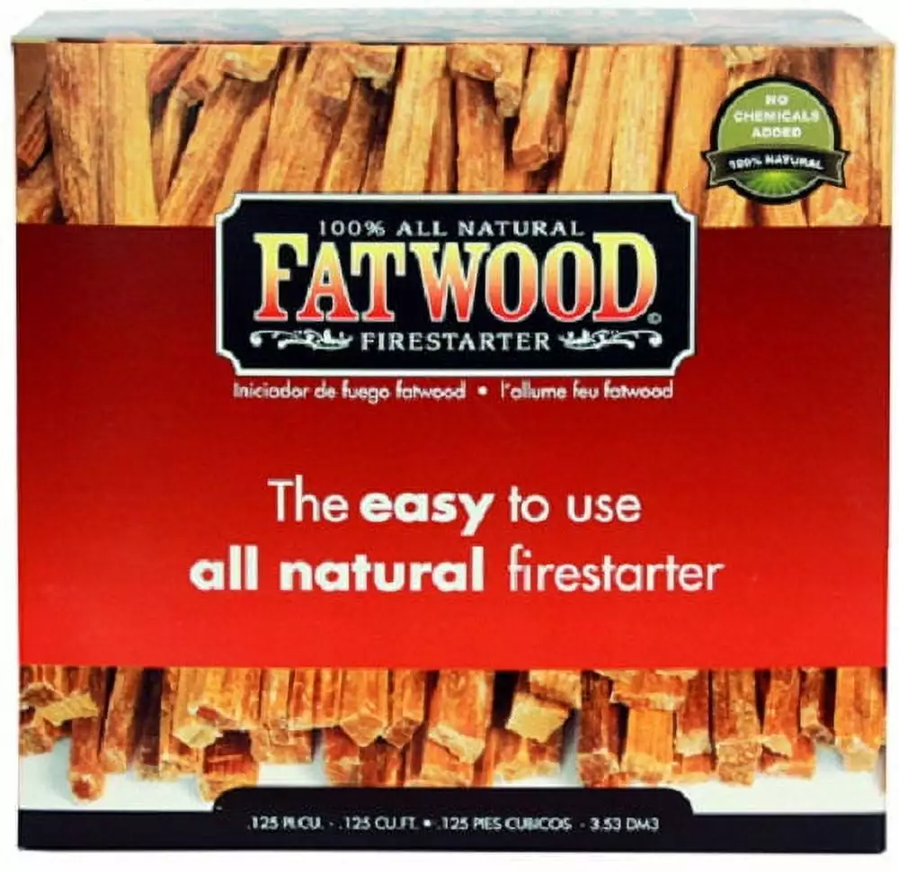 Wood Products 9987 5 LB Box Fatwood Firestarter Quantity 2