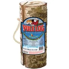 Light 'N Go Yule Log Birch Holiday and Fireplace Decor Various