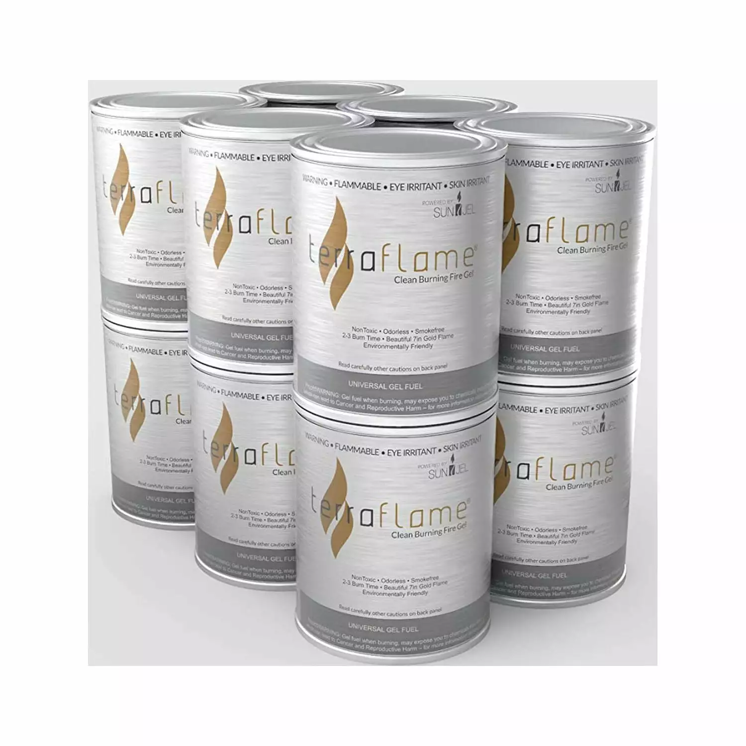 Fume-free Firespace Gel Fuel Canister Pure Gel 12 Pack