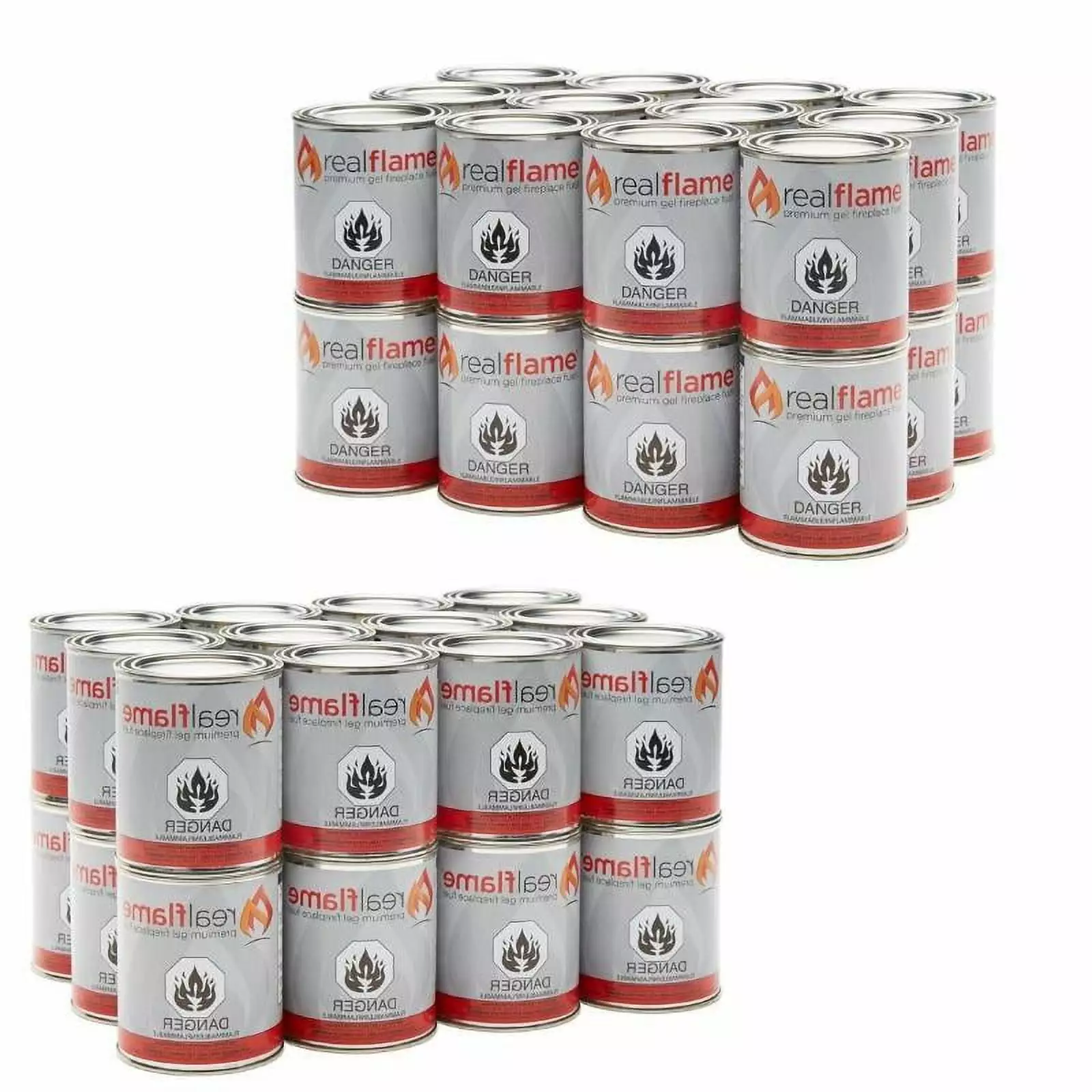 Home Square 2 Piece Set Two 24 Packs 13 oz Gel Fuel Cans