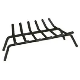 Wrought Iron Fireplace Grate Black 27-Inch Heavy Duty Fire Grate Wood Burning Stoves Panacea