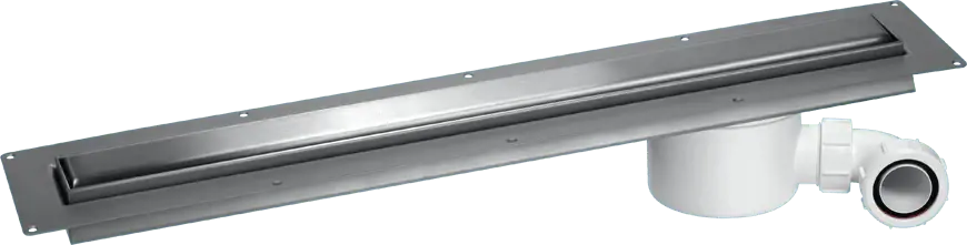 McAlpine CD800-O-B Matte Stainless Steel Slimline Channel Drain - 748mm