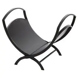 Fireplace Log Bin Pan Ash Collection and Storage Panacea