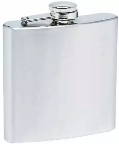 Gits Infinity 100 6oz Stainless Steel Flask Portability