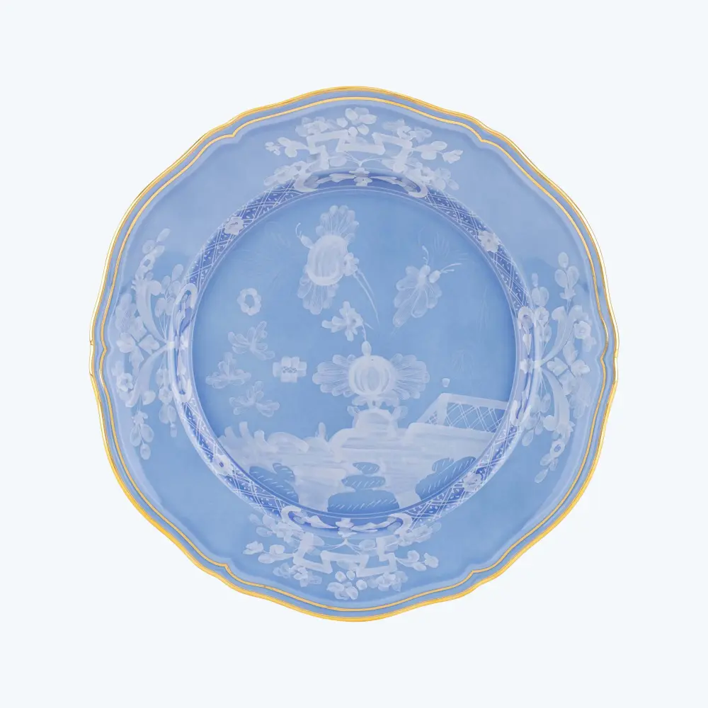 Acacia Wood Oriente Flat Dinner Plate