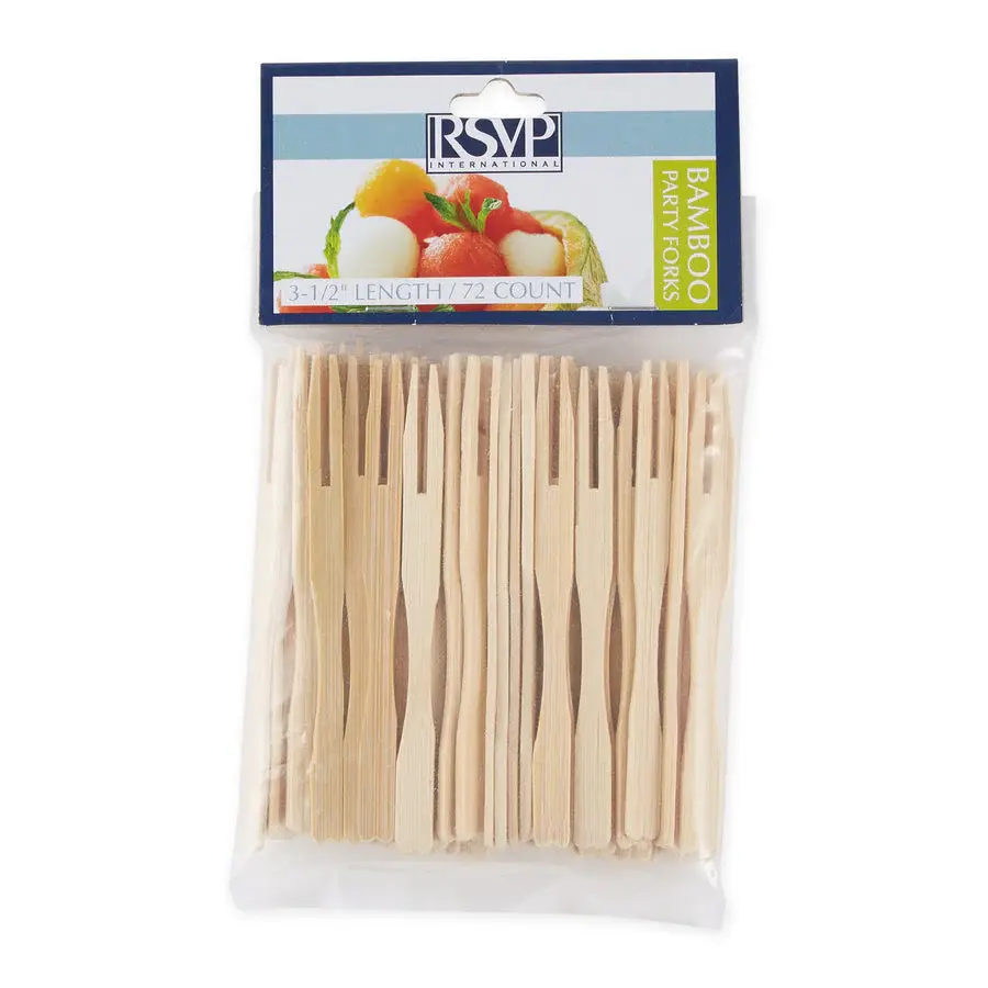 BAMBOO PARTY FORK - 72CT