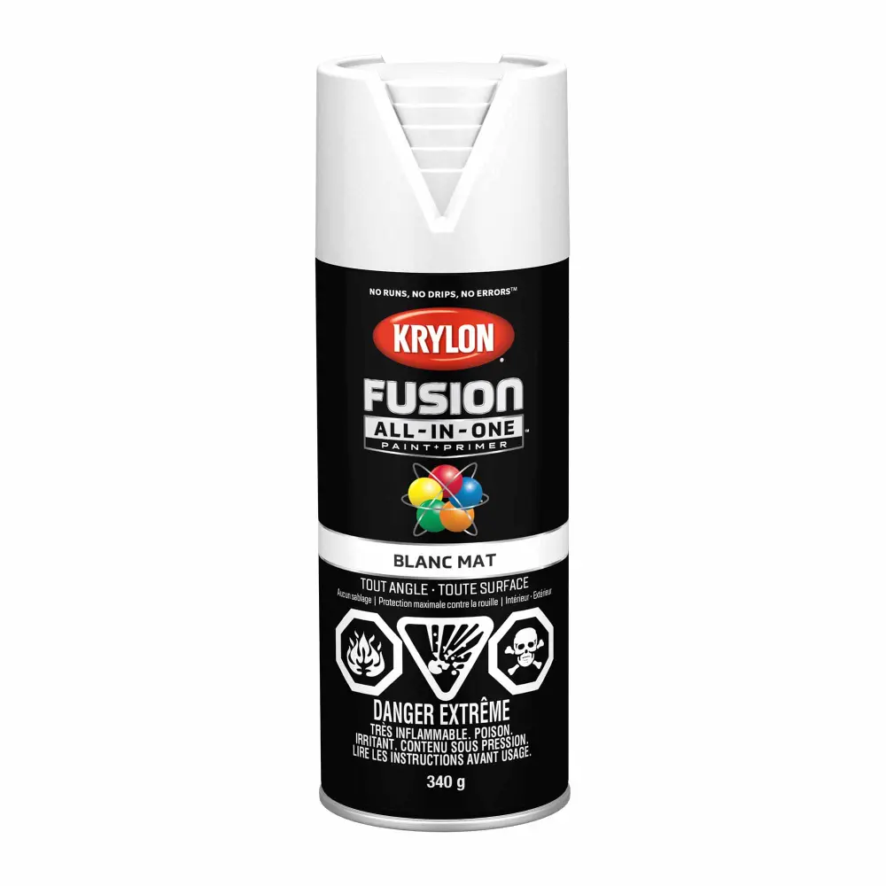 Krylon Fusion All--One Flat Ivory, 340 g