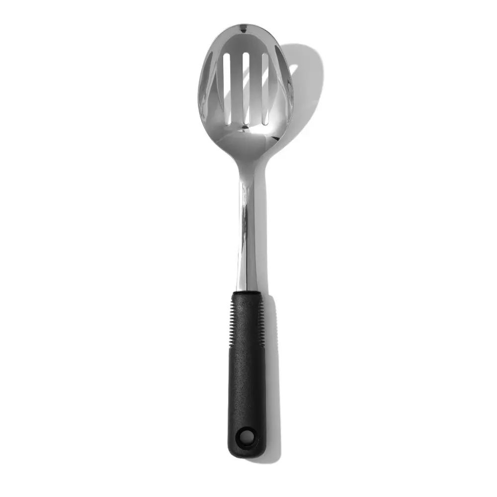 Stainless Chromed Slotted Spoon