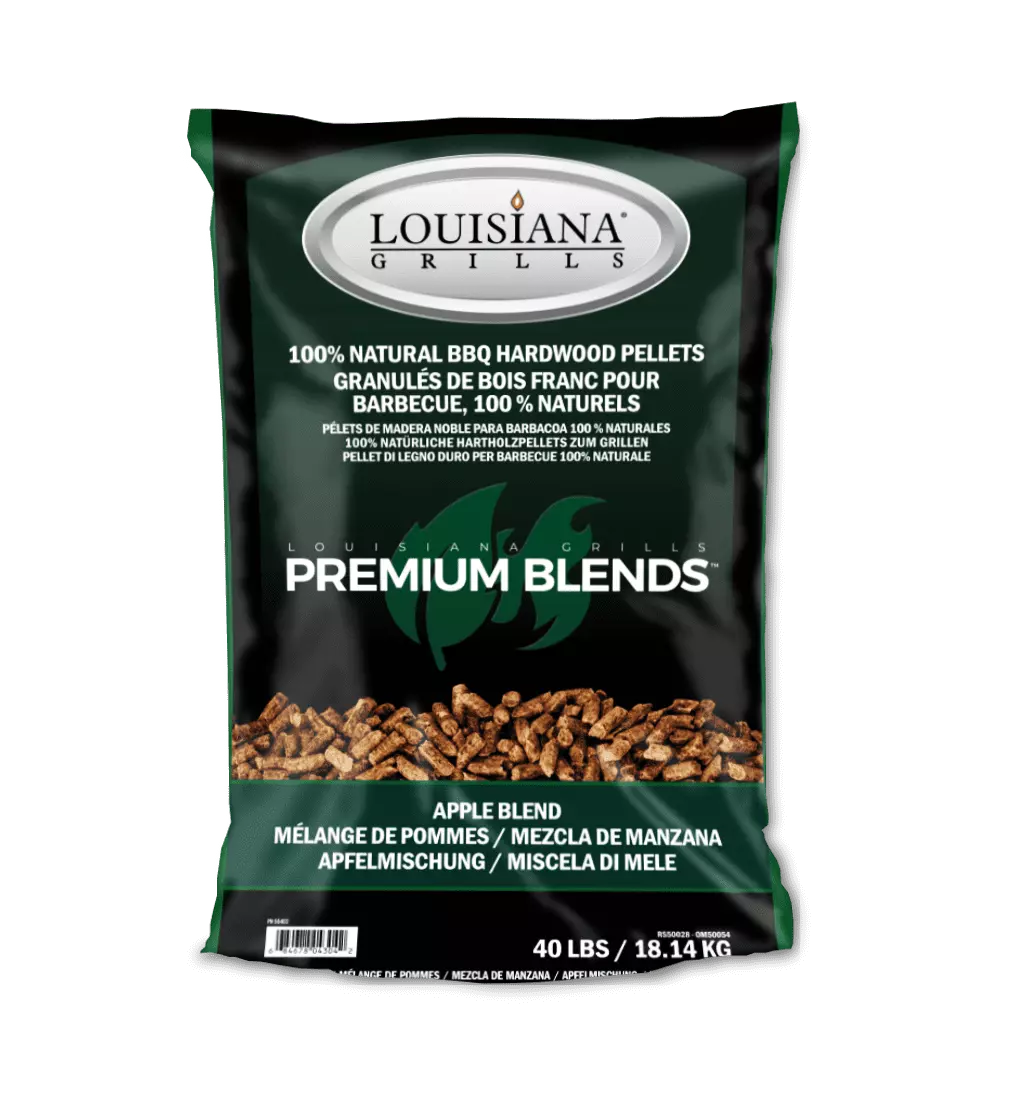 Louisiana Grills 55403 New England Apple BBQ Hardwood Pellets 40-Pound Bag