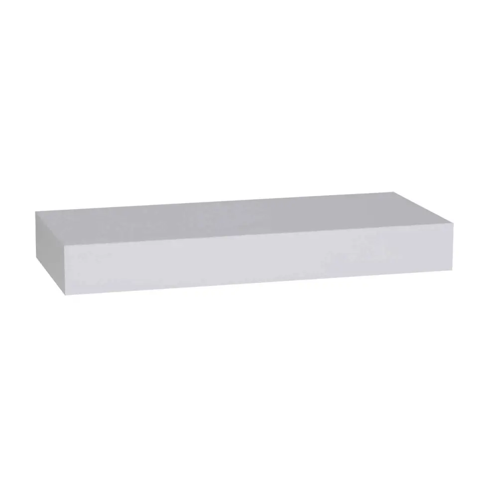 Floating Shelf Alabaster MDF, 12" x 5.11" x 1.5"