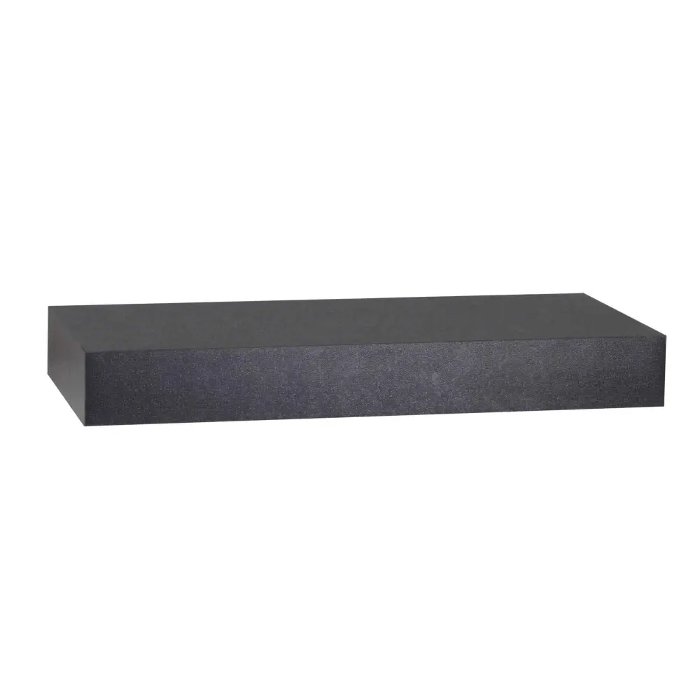 Floating Shelf Charcoal MDF, 12" x 5.11" x 1.5"