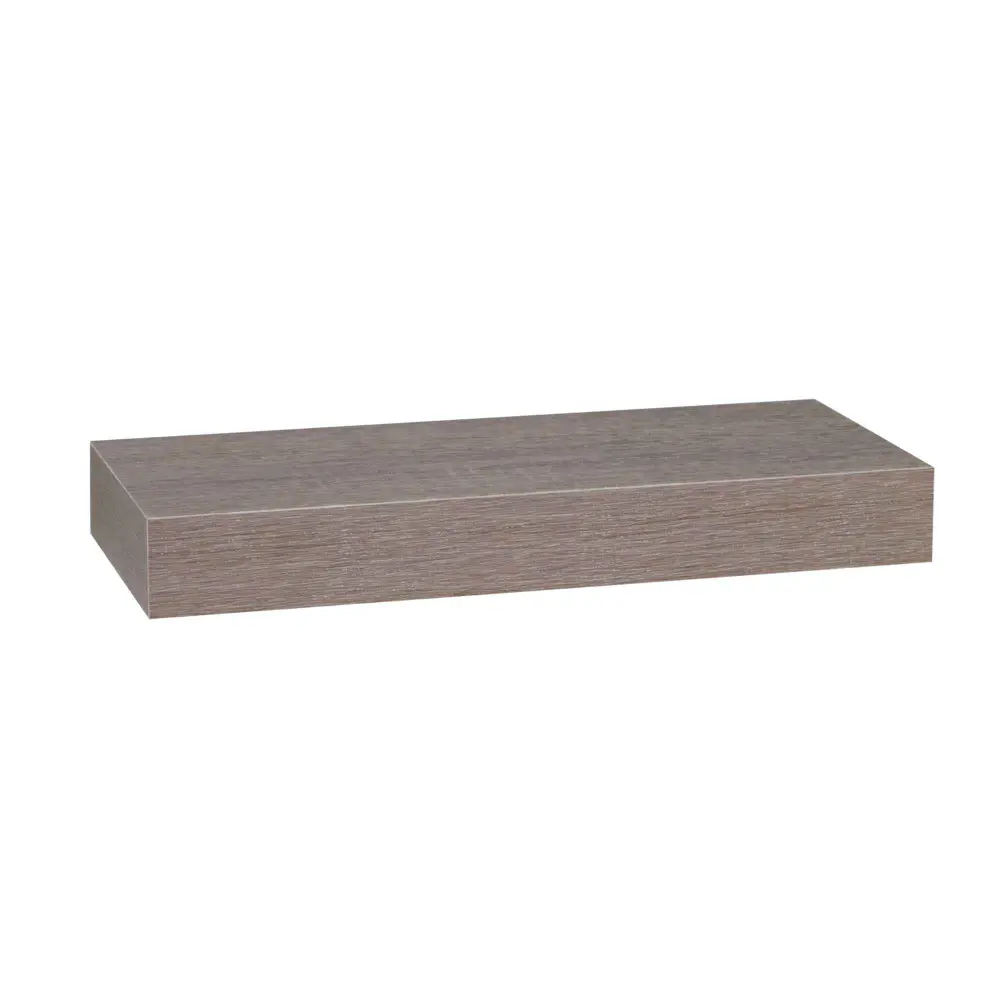 Floating Shelf Grey MDF, 12" x 5.11" x 1.5"