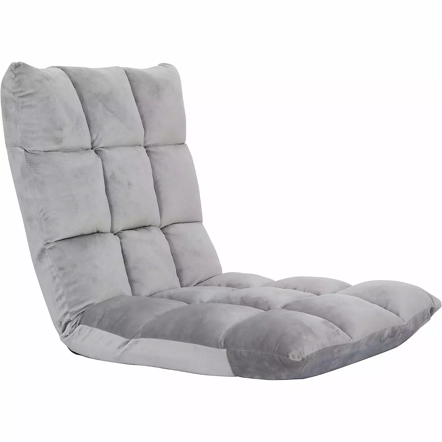 Bilot Adjustable Floor Gaming Chair Memory Foam and Back Support Grey