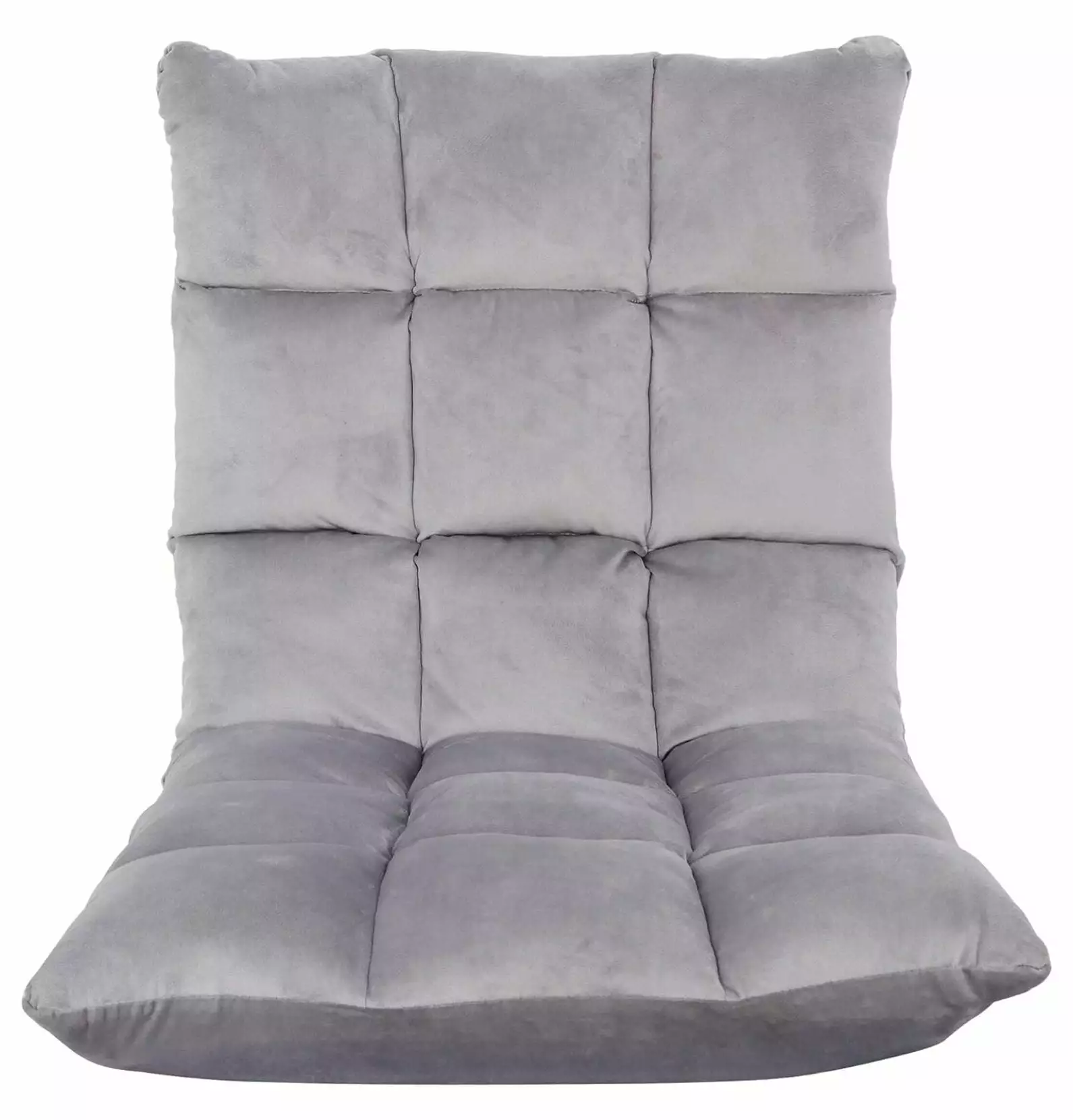 ByEUcuk Gaming Floor Chair Adjustable 14-Position Foldable Sofa Bed Living Room Bedroom Indoor Grey