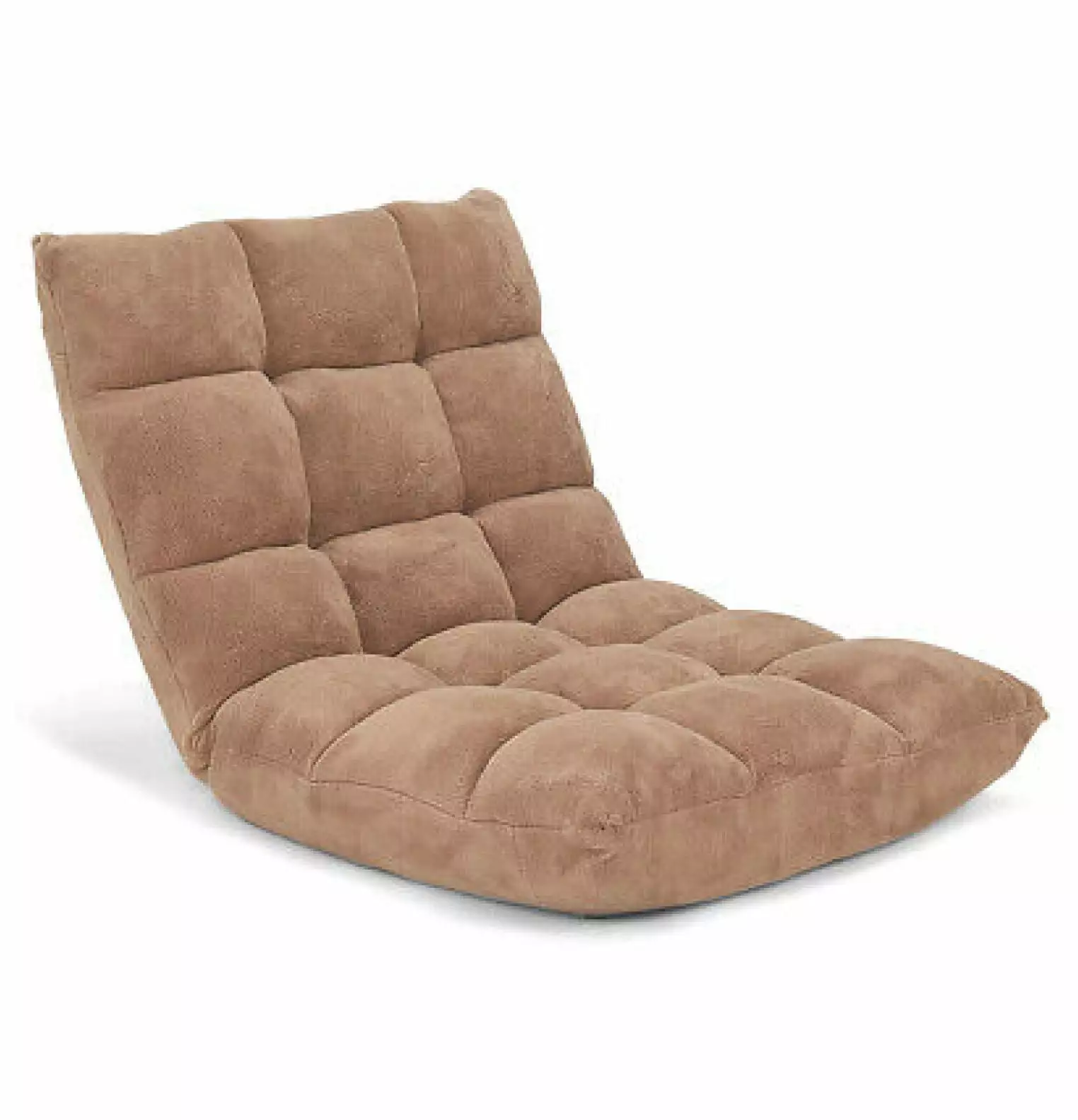 ZJINJIN Adjustable 14-Position Floor Chair Folding Lazy Gaming Sofa Chair Cushioned New