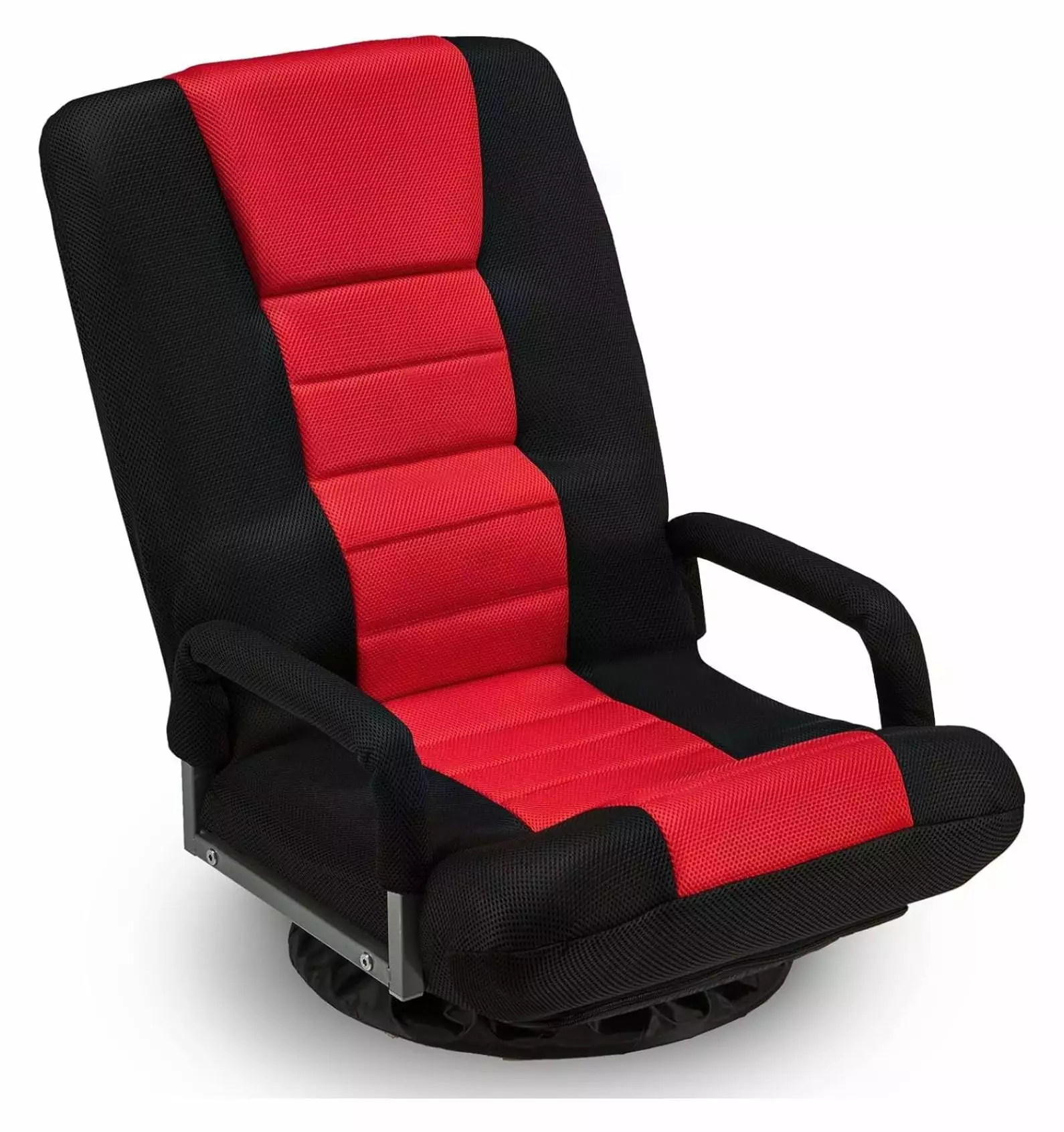 360 Degree Swivel Gaming Floor Chair Rocker Lumbar Support Armrest Handles Adjustable Foldable Backrest TV Reading Video G...